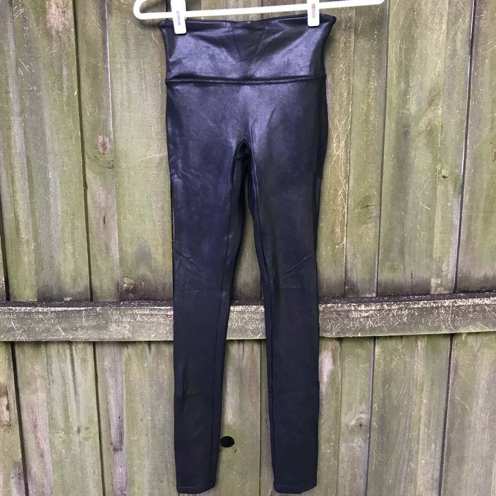 Spanx | Faux leather leggings size x-small